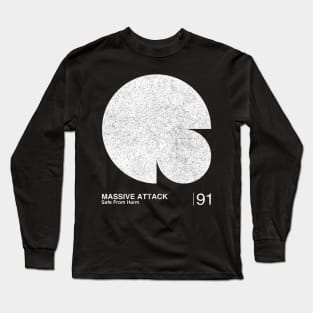 Massive Attack / Minimalist Graphic Artwork Design Long Sleeve T-Shirt